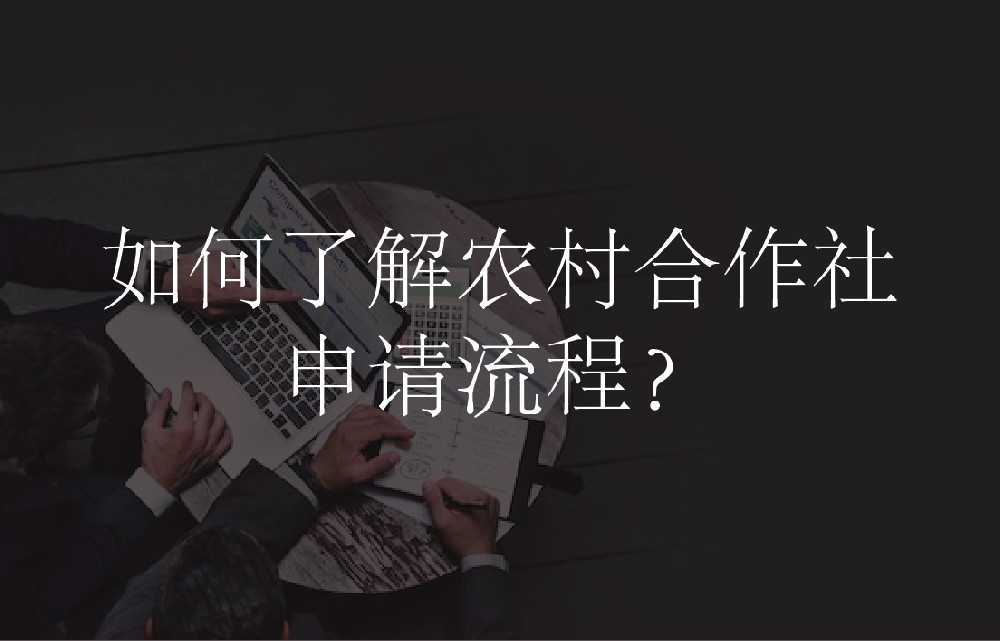 如何了解农村合作社申请流程？